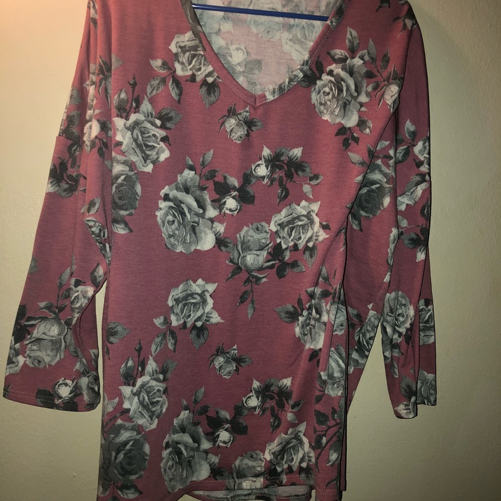 Flowered Blouse